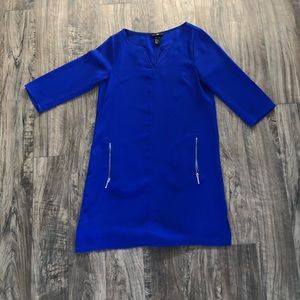 Cobalt Blue Midi H&M Dress. Size 6